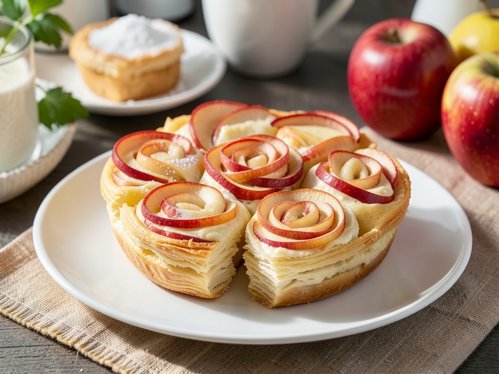 Elmalı Gül Tart