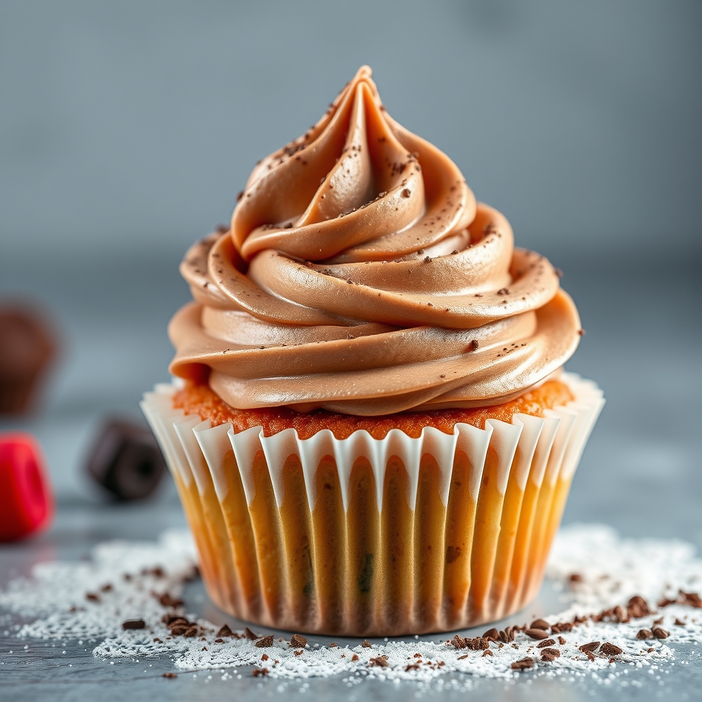 3 Malzemeli Nutellalı Cupcake