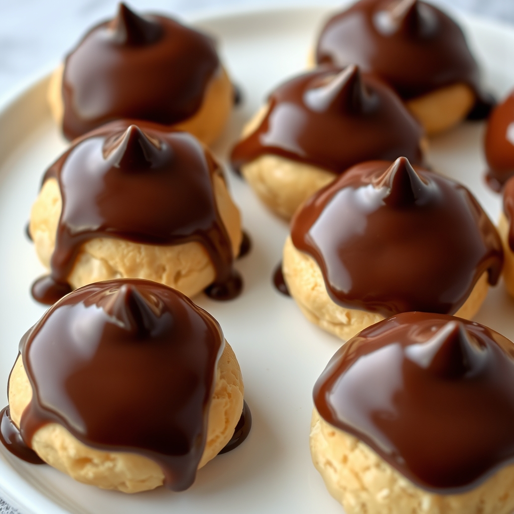 Profiterol ( Ev Yapımı Çikolata Sosu İle)