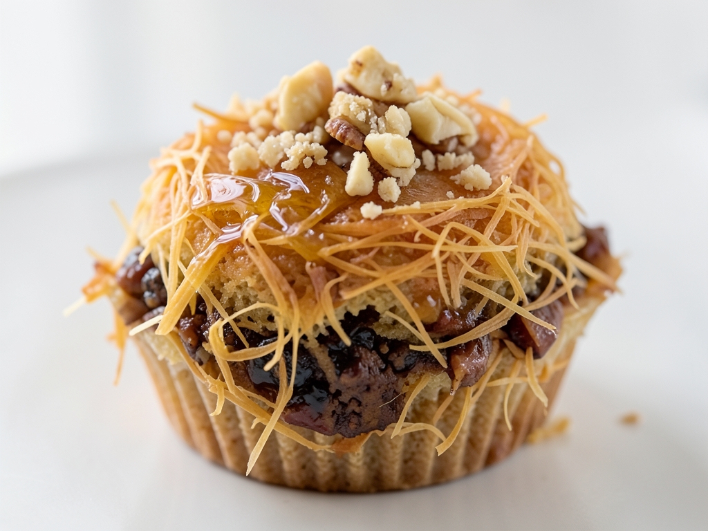 Muffin Kalıbında Kadayıf Tatlısı