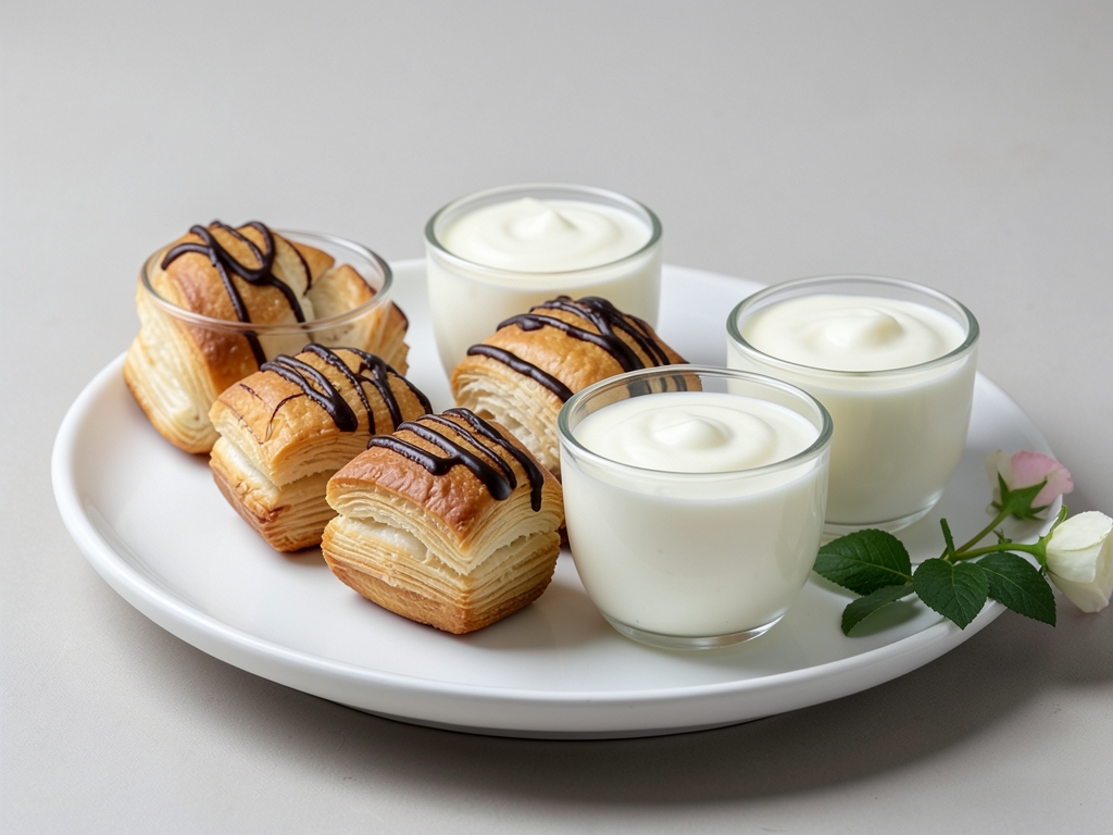Muhallebili Mini Milföyler