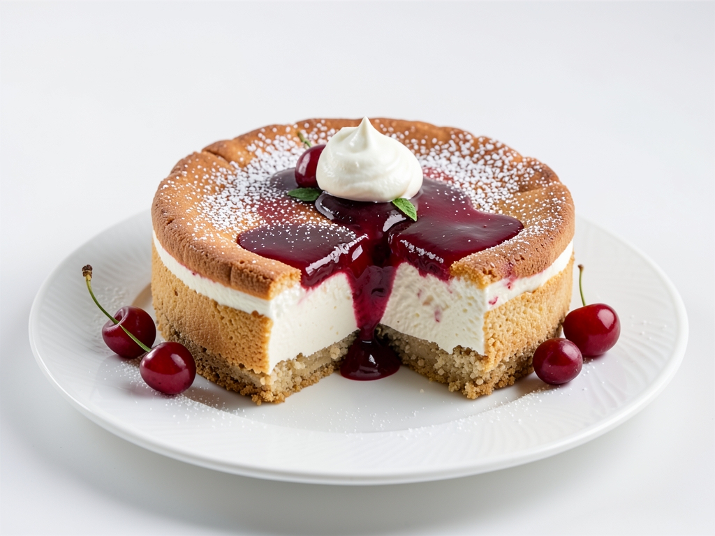 Teremyağlı Vişneli Cheesecake